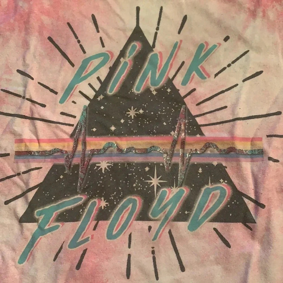Pink Floyd Women’s Crop Top Tee Shirt Small - Picture 3 of 6